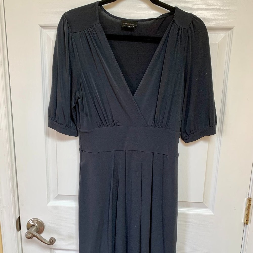 Max and Cleo Faux Wrap Dress